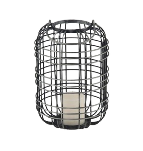 Lanterne suspendue filaire pour table, intérieur et extérieur, couleur noir mat, porte-bougie, décoration de la maison, décoration de mariage, décoration de restaurant - Product Image 2