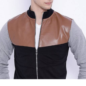 Chaqueta de Cuero para Hombre con Cuello Alto, Impermeable, Transpirable, Personalizable, de Moda, Precio Económico, Superventas - Product Image 2