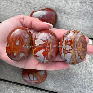 Pierre de méditation Reiki en jaspe Noreena poli et sculpté, pierre de guérison naturelle de qualité supérieure, pour l'amour et le Feng Shui à la maison (vente en gros) - Product Image 3