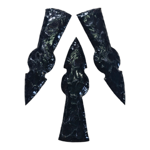 Black obsidian <b>ornamental</b> tomahawk arrowhead Handmade - Product Image 4