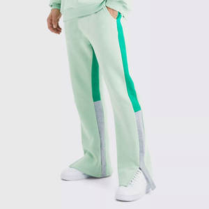 Fabricants de vêtements, pantalons évasés sur mesure, survêtement vintage, lavage à l'acide, imprimé délavé au soleil, jogging 100% coton, survêtement pour hommes - Product Image 5