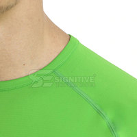 T-shirt de sport écologique pour homme, conçu pour les entraînements de haute intensité, tissu 100% coton, personnalisable, séchage rapide, respirant