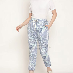 Factory Direct Sale Plus Size Women's <b>Trouser</b> Winter Mid Waist Flat Breathable Quick Dry Eco-Friendly 100% Cotton Casual Workout - Product Image 4