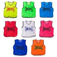 Chalecos de Entrenamiento de Fútbol Reversibles Estampados a Precio Económico, Chaleco de Fútbol Transpirable de Malla, Ecológico, Ligero y Antibacteriano