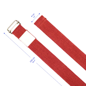 El último diseño en un color sólido con estilo de hebilla Buen proveedor Producto estirable ajustable Servicio OEM Correas de yoga - Product Image 4