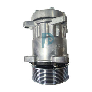 JCB คอมเพรสเซอร์ AC สำหรับรถขุดคอมเพรสเซอร์เครื่องปรับอากาศ10PK 5H14-6656 12V - Product Image 4