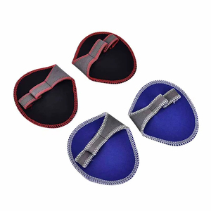 Support de poignet réglable antidérapant et respirant, protège-paume en nylon/polyester/rayonne, pour musculation, unisexe, fermeture auto-agrippante, bleu - Product Image 3