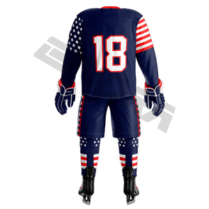 Best Sale 2024 <b>Cheap</b> Wholesale Blank Ice Hockey Jersey Hoodie Design Your Own Ice Hockey Uniform - Product Image 2