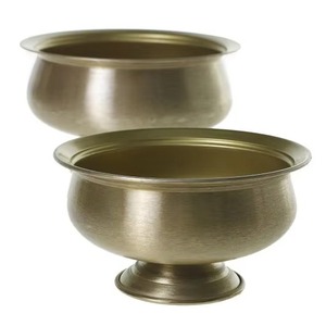 Jarrones de flores de Metal de diseño elegante con oro brillante pulido para decoración del hogar Decoración de mesa Suministros de decoración de lujo para el hogar - Product Image 6