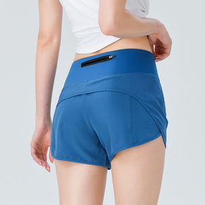 Pantalones cortos de entrenamiento sin costuras de cintura alta para mujer, pantalones cortos de Yoga de secado rápido para levantamiento de cadera - Product Image 2