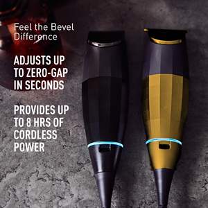 Tondeuse à barbe et moustache sans fil rechargeable pour hommes, étanche IPX7, avec lame réglable en acier inoxydable, accessoires de coupe de cheveux - Product Image 4