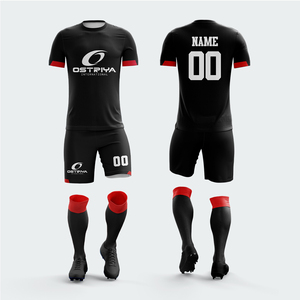 Wholesale Custom Made Soccer Uniform for Adult <b>Top</b> Quality <b>Low</b> MOQ Soccer Jersey And Shorts Set In Solid Color - Product Image 1