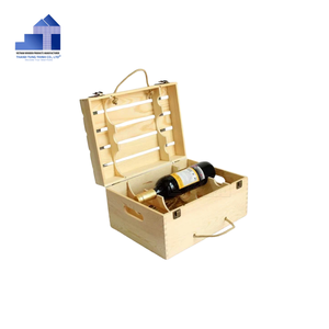 El más vendido, hecho a mano con madera natural, caja de vino, caja artesanal, embalaje personalizado para mantener la botella segura, hecho en Vietnam - Product Image 2
