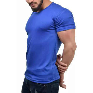 เสื้อยืดพิมพ์ลายแบบซับลิเมชั่น โพลีเอสเตอร์ 100% สำหรับผู้ชาย ปี 2025 รับทำโลโก้ตามสั่ง - Product Image 1