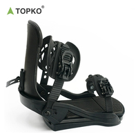 TOPKO Sangle de fixation de chaussure de ski unisexe réglable de haute qualité pour adultes Fixation de snowboard avec bride à la cheville