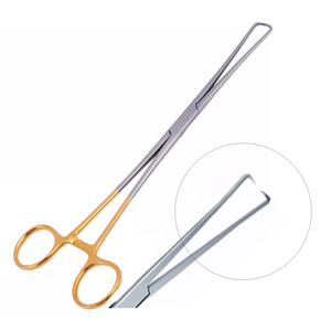 Tenáculo Uterino de 10 Pulgadas, Instrumento Quirúrgico, Recubierto de Oro Parcial, Pinzas de Sujeción Cervical, Tenáculo Uterino - Product Image 5