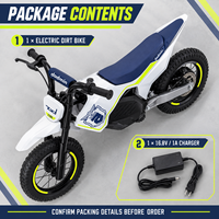 Moto électrique tout-terrain pour enfants 14V Vitesse maximale de 15 km/h