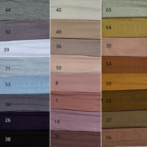 Ensemble de 12 pièces de bonnets extensibles en 100% coton Tube Cap Muslim Headwear Wholesale - Product Image 3