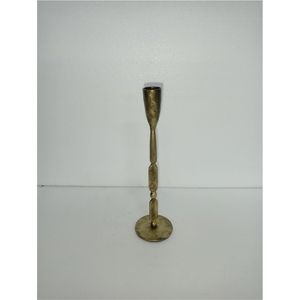 Support de bougie conique en laiton vintage en gros - Bougeoir élégant en métal martelé, grand porte-bougie pour les événements de mariage - Product Image 3