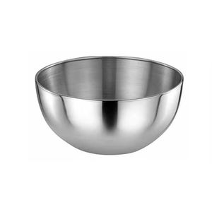 Elegant Customized <b>Stainless</b> <b>Steel</b> Salad <b>Bowl</b> Disposable Dishwasher Safe for Parties Solid Serving Dish - Product Image 1