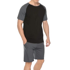 Vente en gros de nouvelle mode ensemble t-shirt et short personnalisés pour hommes à des prix abordables ensemble jumeau 2 pièces pour été ensemble de short de jogging pour hommes - Product Image 2