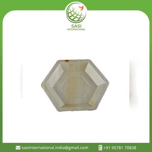 Écologique Élégant Biodégradable Compostable Feuille de Palmier Hexagone Assiettes de Pique-Nique Jetables Plats d'Extérieur Durables Assiettes - Product Image 5