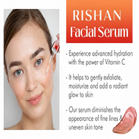 Sérum Visage 100% Herbal Bio Naturel Éclaircissant Hydratant pour une Nutrition Profonde de la Peau (Marque Blanche)