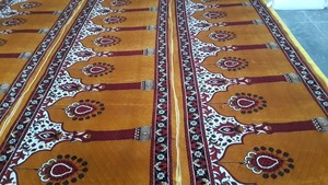 Fait sur mesure épais imprimé islamique jetable Rachel tapis de prière tapis Durable moderne tissé Style maison musulman polypropylène - Product Image 5