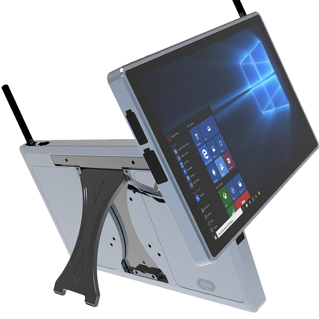 15.6 Inch windows 10 Pro Rugged All-in-one Machine I5 CPU 8G Ram 256G SSD Win10 Rugged Touch Panel Pc Metal Industrial Panel Pc