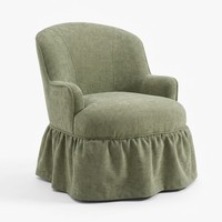 Fauteuil moderne écologique avec accoudoirs et pieds en bois de frêne massif KD, dossier incurvé, chaise de coiffeuse rembourrée sur mesure pour salon