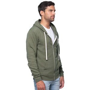 Fabricante de fábrica Sudaderas con capucha lisas Capucha de botón a granel Sudaderas con capucha personalizadas Bella Canvas Diseño personalizado Tu propia ropa Sudadera con capucha con cremallera - Product Image 5