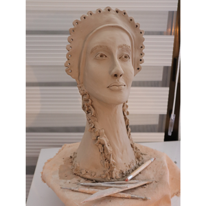 Escultura Cerámica Hecha A Mano-Objeto Abstracto-The Wide White Woods-Elegante Objeto Cerámica - Product Image 1