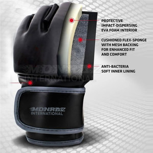 Gants lestés d'entraînement de gymnastique avec remplissage de sable Gants lestés en néoprène respirant disponibles OEM - Product Image 3