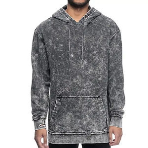 Sudaderas con Capucha para Hombre de Alta Calidad, 100% Algodón, Gruesas, Lavadas al Ácido, Varios Colores, Último Precio - Product Image 1