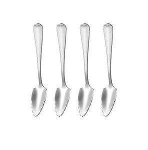 Stainless Steel <b>Grapefruit</b> <b>Spoon</b> Serrated Edges Hot Selling Wholesale Price Stainless Steel <b>Grapefruit</b> <b>Spoon</b> - Product Image 5