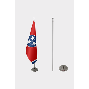 Tennessee Official Indoor <b>Flag</b> 3x5ft Digital Printed Cotton Aluminum <b>Pole</b> Customizable Nylon Polyester Plastic Cars Desks - Product Image 2