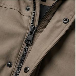 Best Style <b>Men</b> Winter Parka Jacket Waterproof Reversible Down Coat Cotton Filling Plus Size Wholesale Outdoor Thermal Clothing - Product Image 4