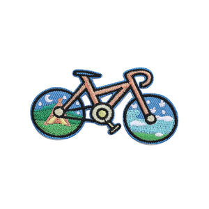 Parches bordados personalizados con forma de estrella, precio de fábrica, parches bordados de hierro de alta calidad para ropa - Product Image 3