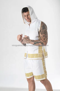 กางเกงชกมวยคุณภาพสูง Vivouge Industries ทนทาน ผลิตจากโพลีเอสเตอร์ 100% น้ำหนัก 160 กรัม กางเกงสำหรับผู้ชาย กางเกง MMA แบบสั่งทำพิเศษ บริการ OEM - Product Image 2