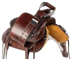 ADEEFA selle anglaise/occidentale marron de qualité supérieure en cuir pur fait à la main taille personnalisée équitation dans le monde Offre Spéciale à l'exportation - Product Image 6