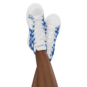 Scarpe da passeggio in tela alta alta da donna Abebe Royal con chiusura a Slip leggera e traspirante in gomma EVA per l'estate - Product Image 1