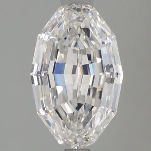 Diamant de laboratoire de forme ovale taille étagée de 1 carat, clarté VVS, couleur D, taille excellente, diamant en vrac pour la fabrication de bijoux - Product Image 1