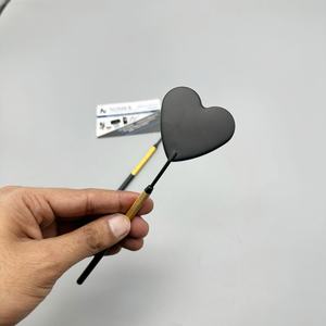 กระจกขนตาแบบด้านพร้อมที่จับสีดำด้านพร้อมด้ามจับสีทองและสีดำเงา - Product Image 2