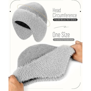 Manufacturer Beanie Cap Casual Lightweight Stylish Winter <b>Hat</b> High Quality Custom Logo 3D Embroidery Breathable Waterproof - Product Image 3