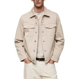 Veste de mode classique grande taille hommes col veste en jean meilleure qualité usine fabricant automne hiver pour hommes - Product Image 1