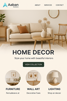 Desarrollo de sitios web de decoración interior personalizado Desarrolladores web cualificados que ofrecen una presencia en tienda en línea moderna y fiable
