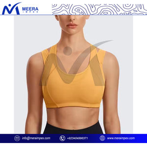 สปอร์ตบราสำหรับผู้หญิงดีไซน์แบบกำหนดเองระบายอากาศได้ดีแห้งเร็วระบายอากาศได้สำหรับใส่ออกกำลังกายเล่นฟิตเนสวิ่งโลโก้หน้า - Product Image 4