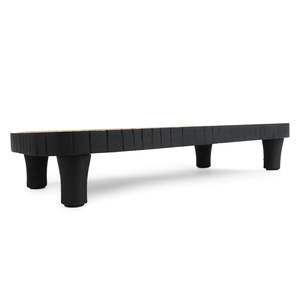 Plateau de service rectangulaire en bois asymétrique à base stable, lot de 2, ensemble combiné, article durable, disponible au prix le plus bas pour la vente - Product Image 5