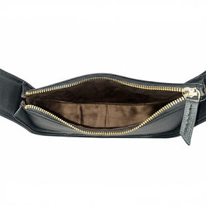 Sac à bandoulière en cuir véritable pour femme Sac à main de luxe Designer Fermeture éclair décontractée Écologique Utilisation quotidienne Sangle d'épaule - Product Image 6