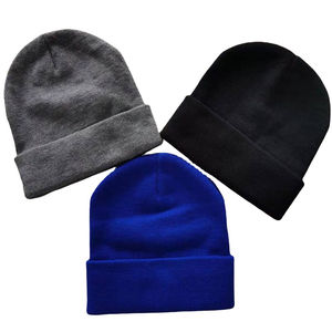 New Style Best Sale Custom Color Digital Breathable <b>Waterproof</b> 100% Acrylic Unisex <b>Beanie</b> Cap Sport Knitted Winter Fashion Hat - Product Image 1